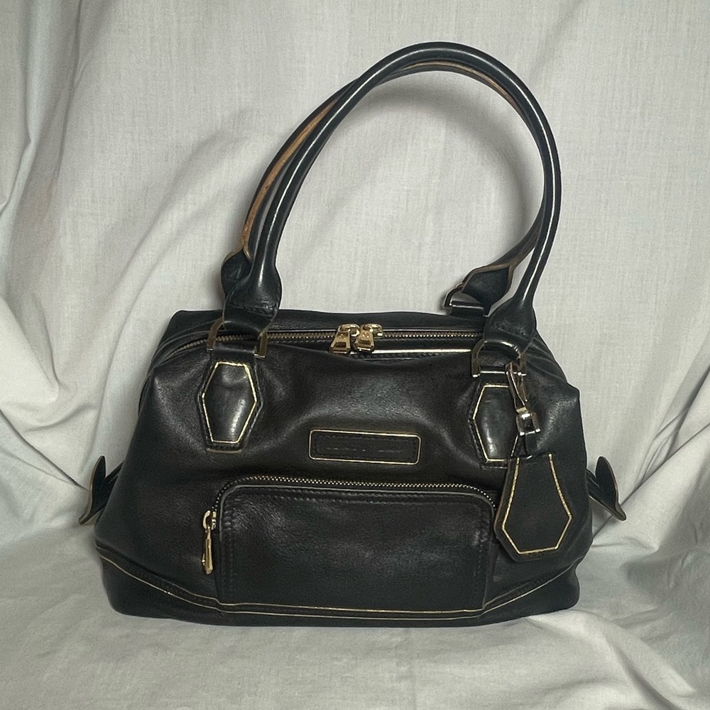 Longchamp Dr Bag Satchel Black Leather